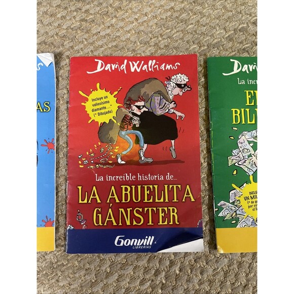 David Walliams Children’s Books Spanish Language Sample Books Promotional - Picture 3 of 5